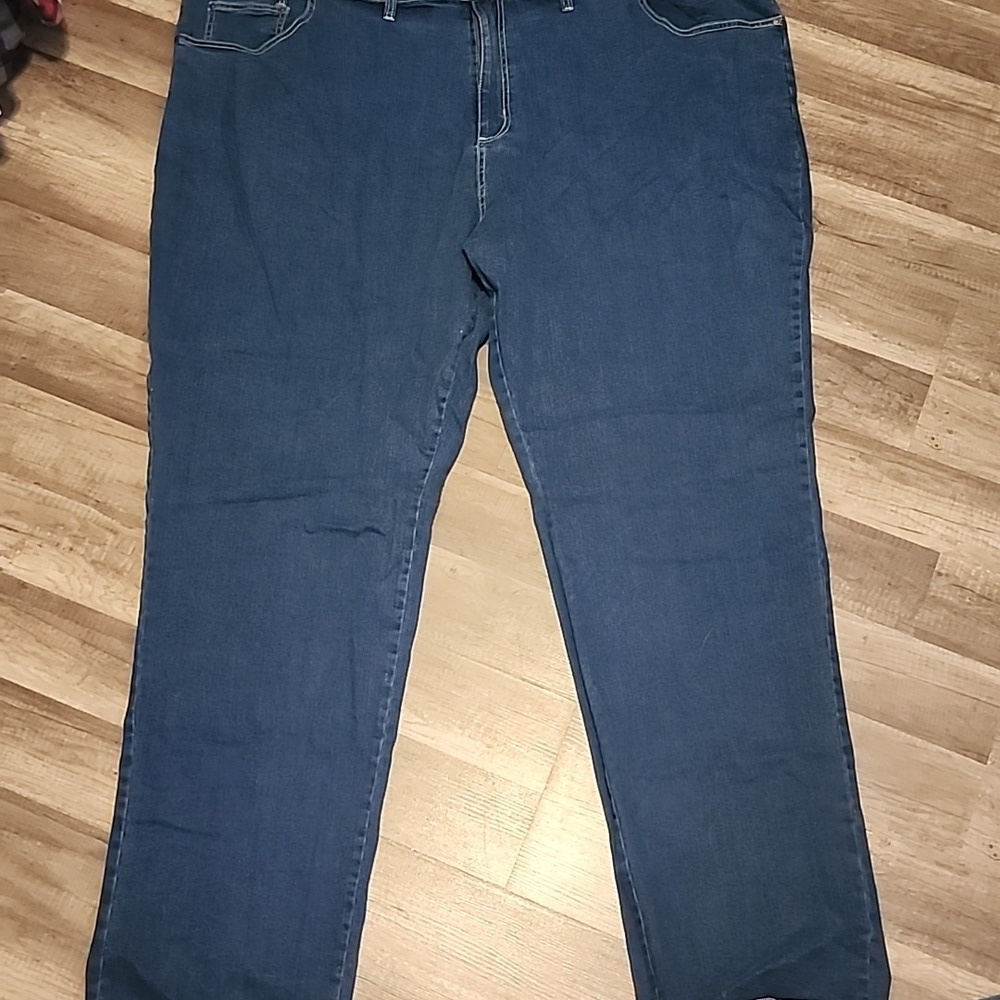 Liberty Blues Jeans Men's Big Size 60 x 38 Blue Denim Loose Fit Straight Leg NWT